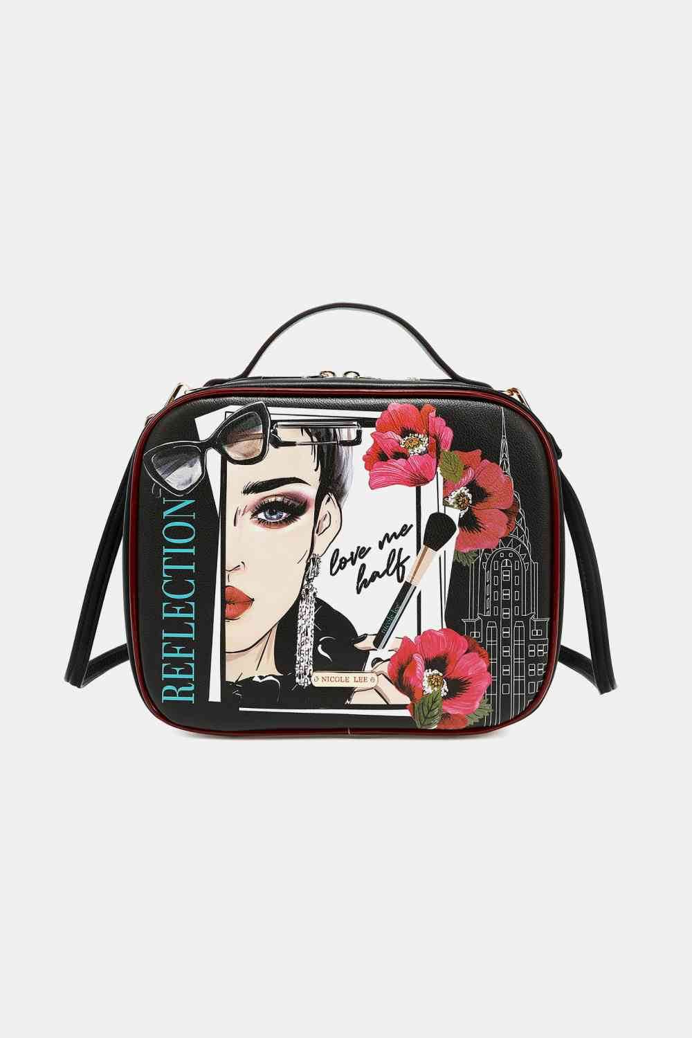 Nicole Lee USA Printed Handbag with Three Pouches - Shop Style & More | Fresh Looks, Everyday Deals & Free Shipping