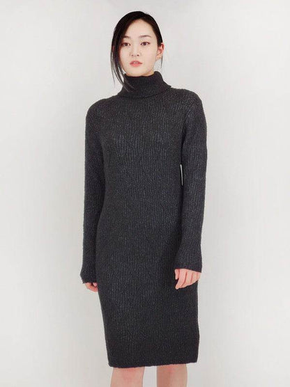 Loose Fit Turtleneck Long Sleeve Sweater Dress - Shop Style & More | Fresh Looks, Everyday Deals & Free Shipping
