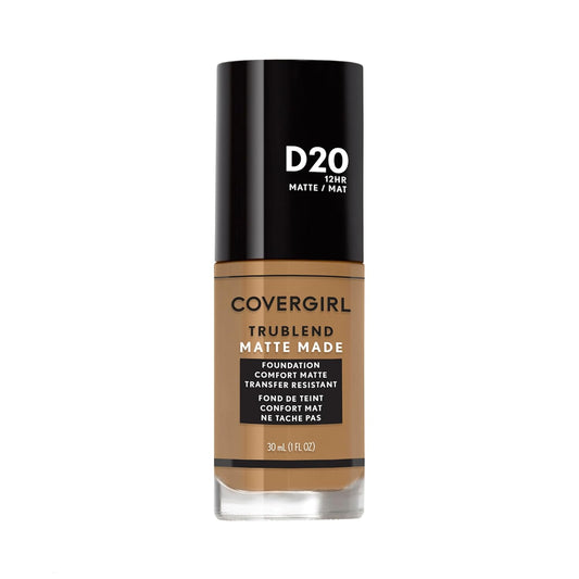 COVERGIRL TruBlend Matte Made Liquid Foundation, True Caramel D20