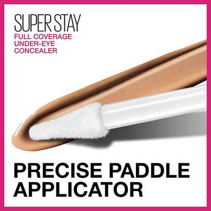 Maybelline New York Super Stay Super Stay Full Coverage, Brightening, Long Lasting, Under-eye Concealer Liquid Makeup For Up To 24H Wear, With Paddle Applicator, 30 Honey, 0.23 fl. oz. - Shop Style & More | Fresh Looks, Everyday Deals & Free Shipping