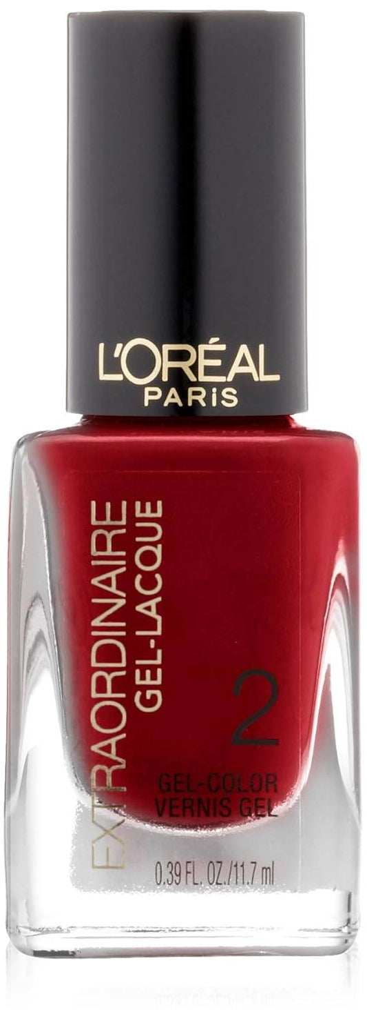 L’Oréal Paris Extraordinaire Gel-Lacque 1-2-3 Nail Color, 720 Hot Couture, 0.39 Fluid Ounce - Shop Style & More | Fresh Looks, Everyday Deals & Free Shipping