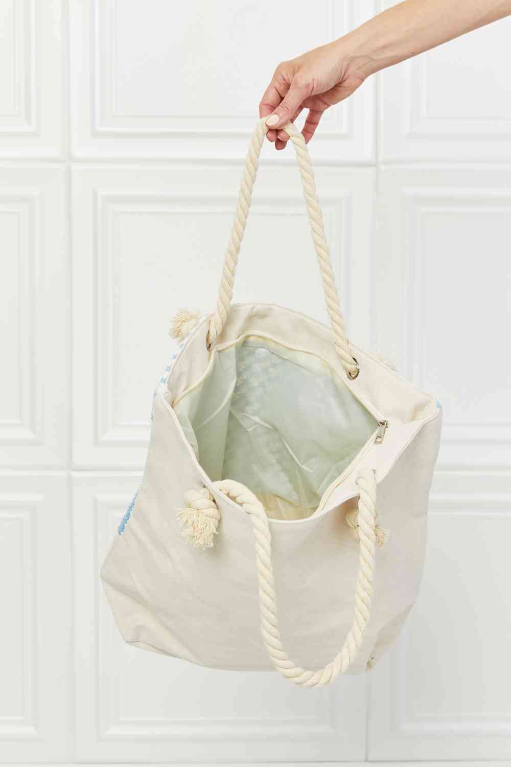 Justin Taylor Picnic Date Tassel Tote Bag Bags