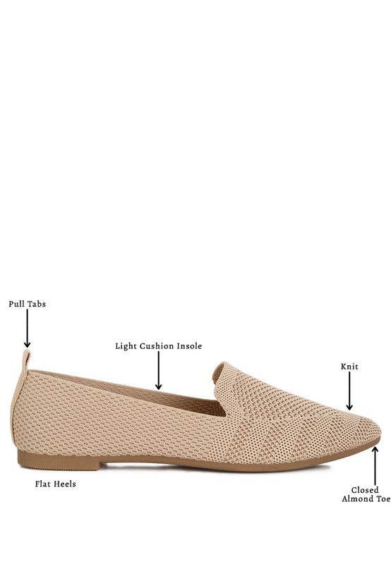 Akili Knit Textile Solid Flats - Shop Style & More | Fresh Looks, Everyday Deals & Free Shipping