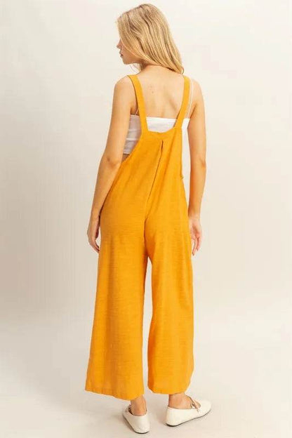 HYFVE Textured Wide Leg Overall - Shop Style & More | Fresh Looks, Everyday Deals & Free Shipping
