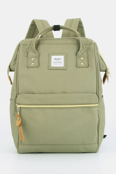 Himawari Waterproof Canvas Backpack Bag with Side Pockets Coach Green One Size Bags