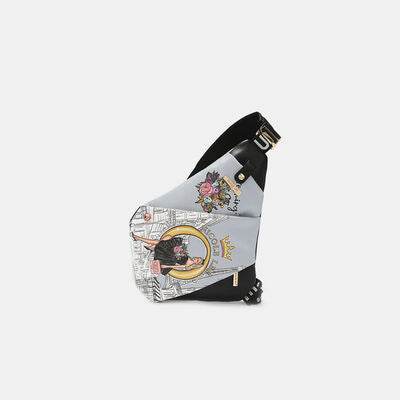 Nicole Lee USA Vegan Leather Leopard & Lip Pattern Crossbody Bag - Shop Style & More | Fresh Looks, Everyday Deals & Free Shipping
