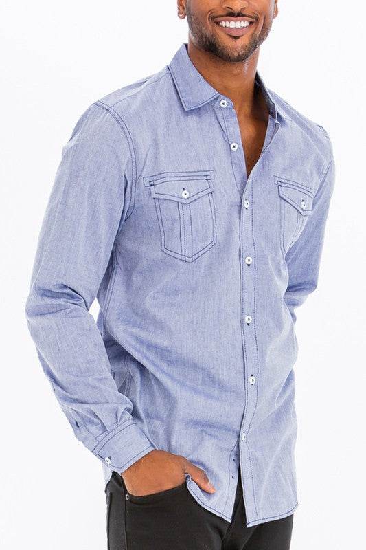 Weiv Men's Casual Long Sleeve Shirts - Shop Style & More | Fresh Looks, Everyday Deals & Free Shipping