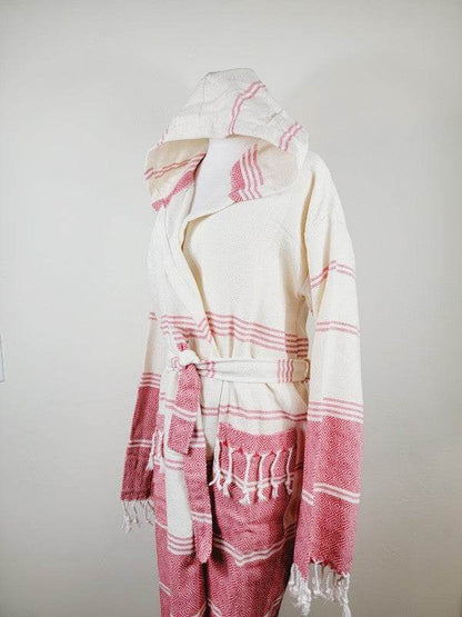 Unisex Robe, Beach or spa Robe with pockets - Red - Shop Style & More | Fresh Looks, Everyday Deals & Free Shipping