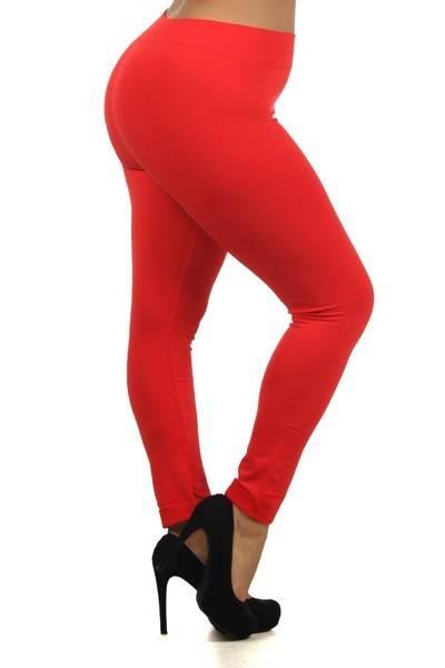 Plus Size Super Soft Peached Full Length Leggings - Shop Style & More | Fresh Looks, Everyday Deals & Free Shipping