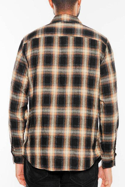 FULL PLAID CHECKERED FLANNEL LONG SLEEVE - Shop Style & More | Fresh Looks, Everyday Deals & Free Shipping