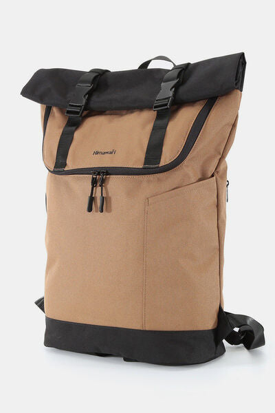 Himawari Contrast Waterproof Canvas Backpack Bag Bags