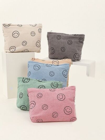 Zenana Corduroy Smile Clutch Bag Bags