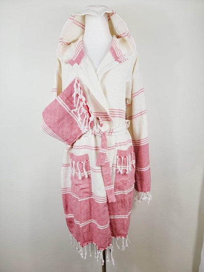 Unisex Robe, Beach or spa Robe with pockets - Red - Shop Style & More | Fresh Looks, Everyday Deals & Free Shipping