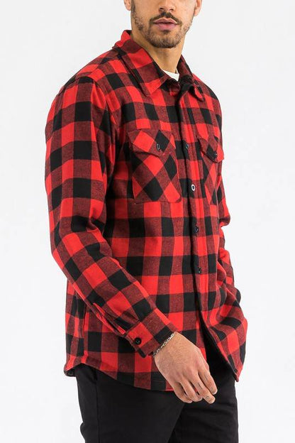 Mens Quilted Padded Flannel - Shop Style & More | Fresh Looks, Everyday Deals & Free Shipping