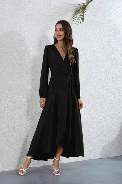 Women's V Neck Long Sleeve Maxi Dress - Shop Style & More | Fresh Looks, Everyday Deals & Free Shipping