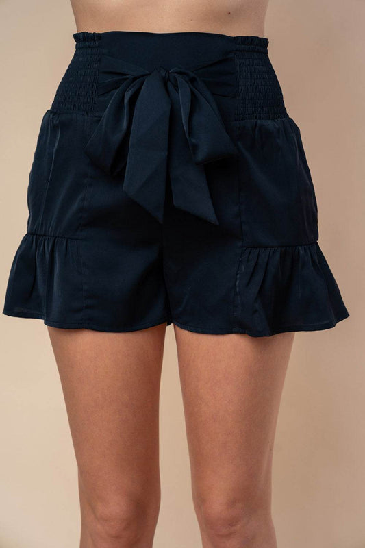 White Birch Full Size High Waisted Smocked Shorts - Shop Style & More | Fresh Looks, Everyday Deals & Free Shipping