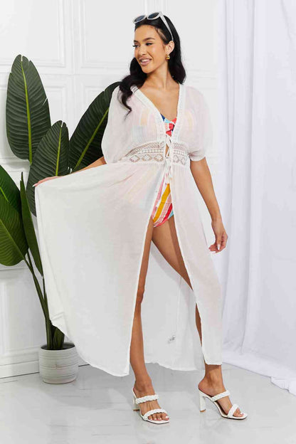 Marina West Swim Cover-Up Sun Goddess Tied Maxi Cover-Ups