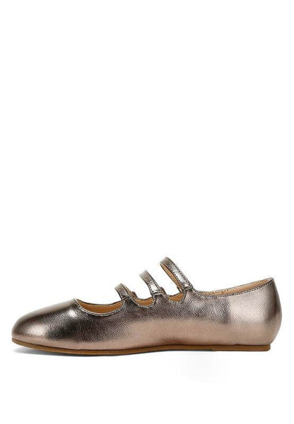 Macarina Triple Strap Mary Jane Ballerinas - Shop Style & More | Fresh Looks, Everyday Deals & Free Shipping
