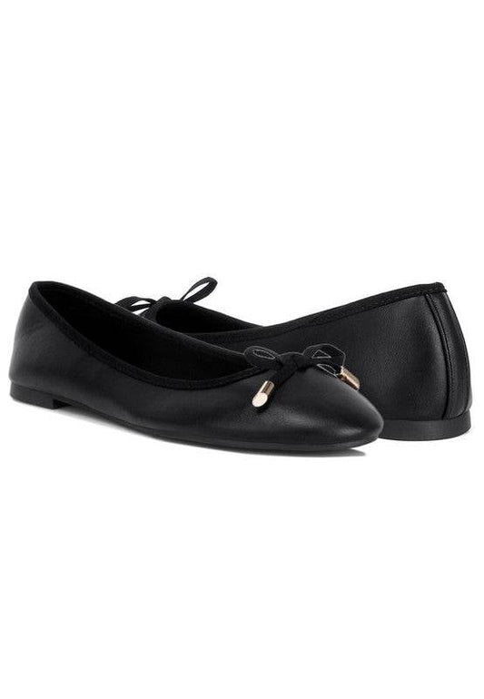 Suzzy Bow Embellished Flat Ballerinas - Shop Style & More | Fresh Looks, Everyday Deals & Free Shipping