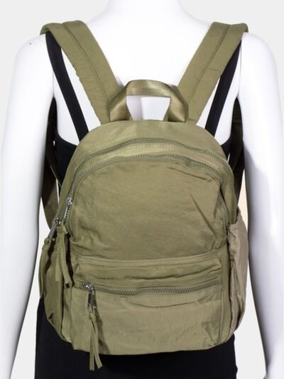 Fame Nylon Multi Pocket Backpack Bag Bags