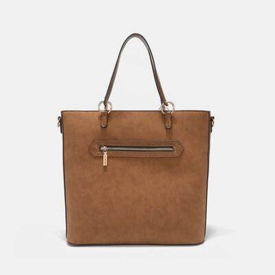 Nicole Lee USA Metallic Stitching Embroidery Inlaid Rhinestone Tote Bag - Shop Style & More | Fresh Looks, Everyday Deals & Free Shipping