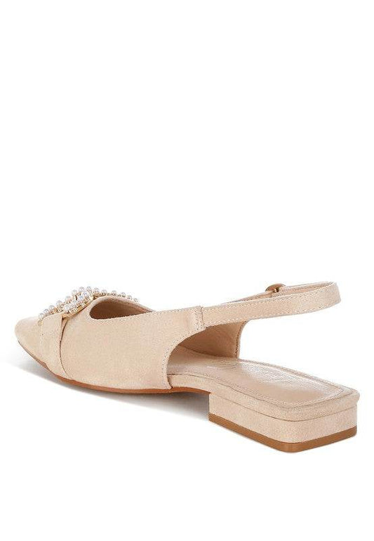 Salova Pearl-Studded Horsebit Flats - Shop Style & More | Fresh Looks, Everyday Deals & Free Shipping