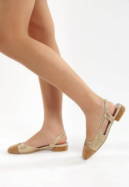 Rerita Rhinestone-Studded Glitter Sandals - Shop Style & More | Fresh Looks, Everyday Deals & Free Shipping