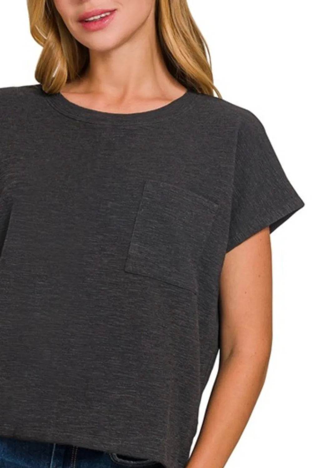 Zenana Round Neck Short Sleeve T-Shirt - Shop Style & More | Fresh Looks, Everyday Deals & Free Shipping