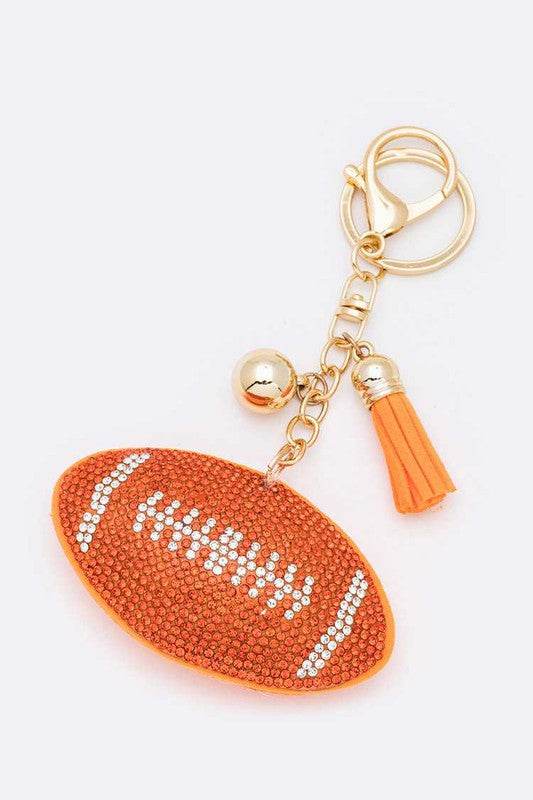 Soft Crystal Football Key Charm - Shop Style & More | Fresh Looks, Everyday Deals & Free Shipping