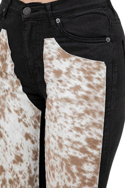 Rodeo Bell Bottom Blk/Brown- Inseam 34 - Shop Style & More | Fresh Looks, Everyday Deals & Free Shipping