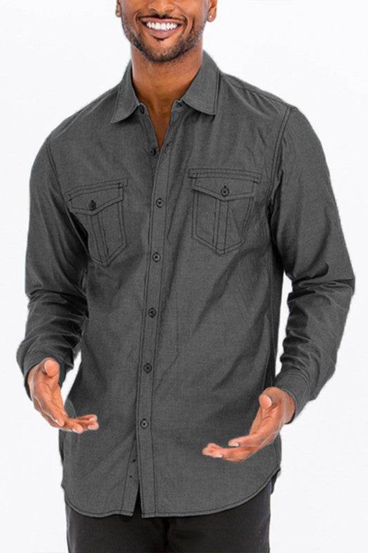 Weiv Men's Casual Long Sleeve Shirts - Shop Style & More | Fresh Looks, Everyday Deals & Free Shipping