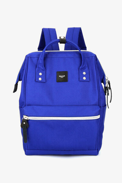 Himawari Water Resistant Canvas Backpack Bag with Side Pockets Royal Blue One Size Bags