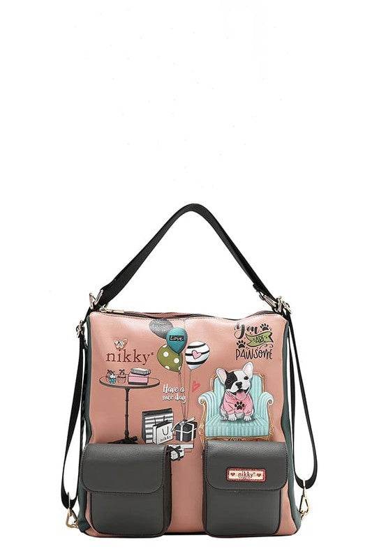 Nicole Lee USA Multifunction Adjustable Strap Eco-Leather Backpack - Shop Style & More | Fresh Looks, Everyday Deals & Free Shipping
