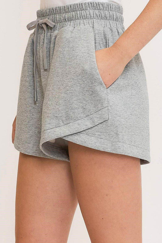 Umgee Full Size Drawstring Sweatshorts with Pockets Plus Size - Shop Style & More | Fresh Looks, Everyday Deals & Free Shipping