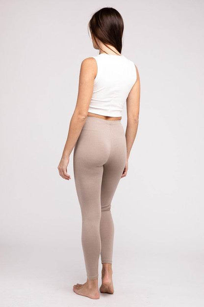 Premium Cotton Full-Length Leggings - Shop Style & More | Fresh Looks, Everyday Deals & Free Shipping