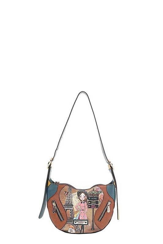 Nicole Lee USA Eco-Leather Saddle Bag - Shop Style & More | Fresh Looks, Everyday Deals & Free Shipping