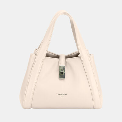 David Jones PU Leather Bucket Bag Beige One Size Bags