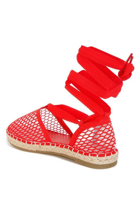 Sonara Mesh Flat Espadrille Sandals - Shop Style & More | Fresh Looks, Everyday Deals & Free Shipping
