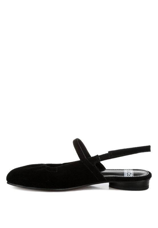 Bounzi Soft Suede Leather Slingback Sandals - Shop Style & More | Fresh Looks, Everyday Deals & Free Shipping