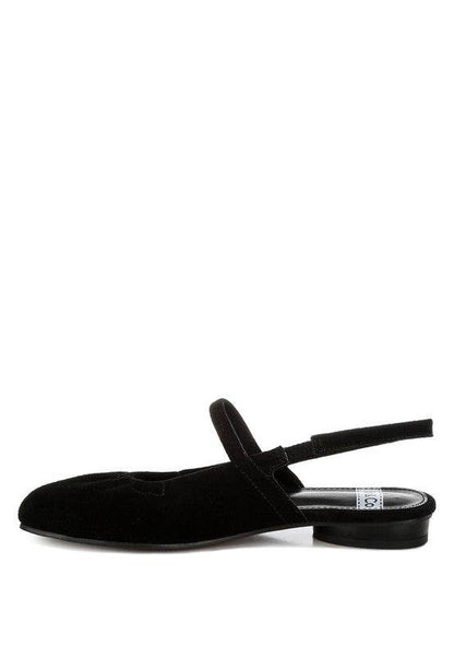 Bounzi Soft Suede Leather Slingback Sandals - Shop Style & More | Fresh Looks, Everyday Deals & Free Shipping