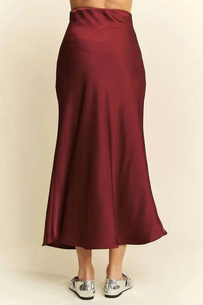 Davi & Dani High Waist Midi Skirt - Shop Style & More | Fresh Looks, Everyday Deals & Free Shipping