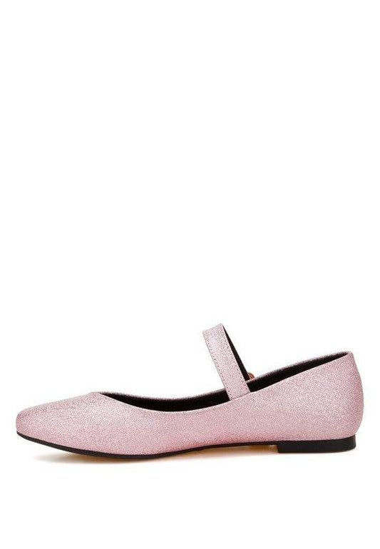 Herma Glitter Pin Buckle Ballerinas - Shop Style & More | Fresh Looks, Everyday Deals & Free Shipping