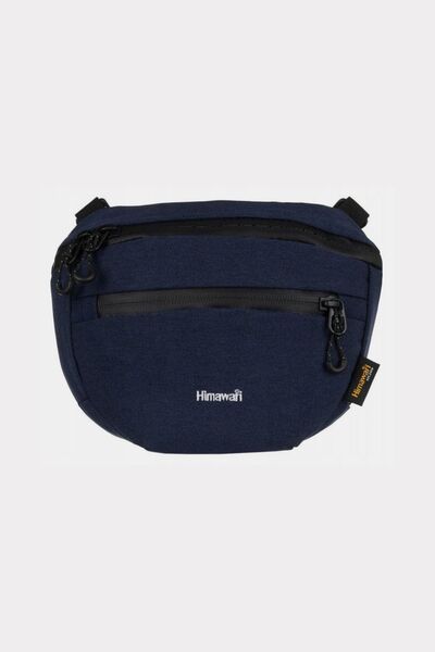 Himawari Waterproof Canvas Adjustable Strap Sling Bag Navy One Size Bags