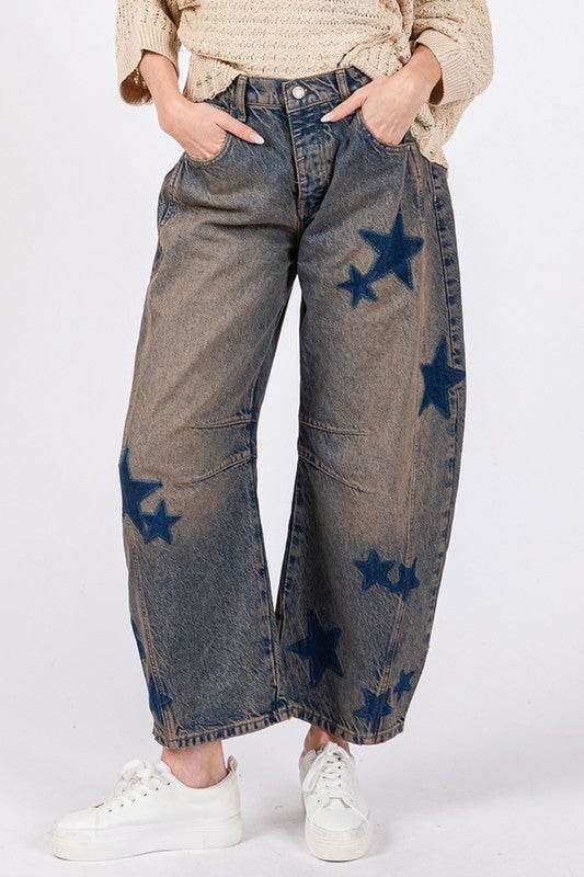 SAGE + FIG Star Wide Leg Jeans with Pockets - Shop Style & More | Fresh Looks, Everyday Deals & Free Shipping