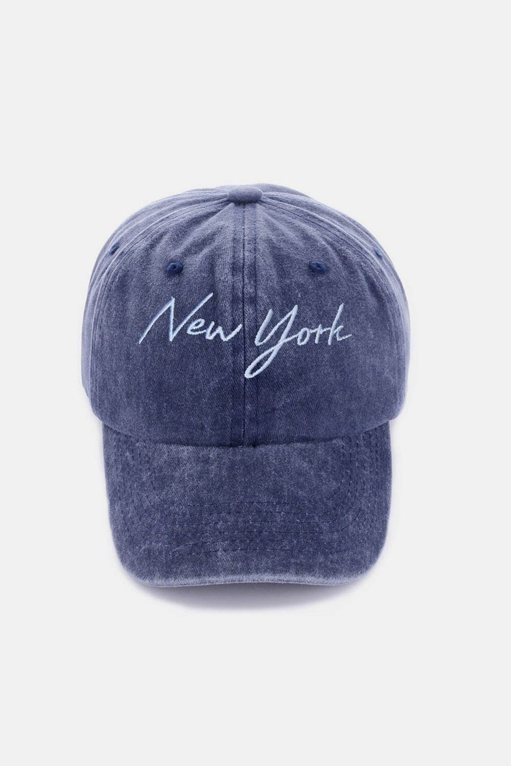 Zenana Washed Embroidered City Baseball Cap - Shop Style & More | Fresh Looks, Everyday Deals & Free Shipping