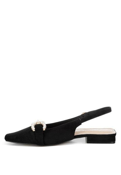 Salova Pearl-Studded Horsebit Flats - Shop Style & More | Fresh Looks, Everyday Deals & Free Shipping