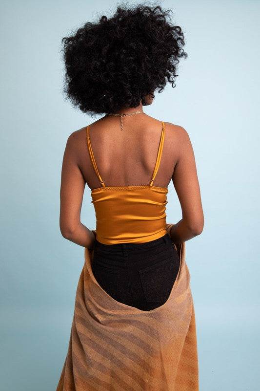 Longline Satin Top - Shop Style & More | Fresh Looks, Everyday Deals & Free Shipping