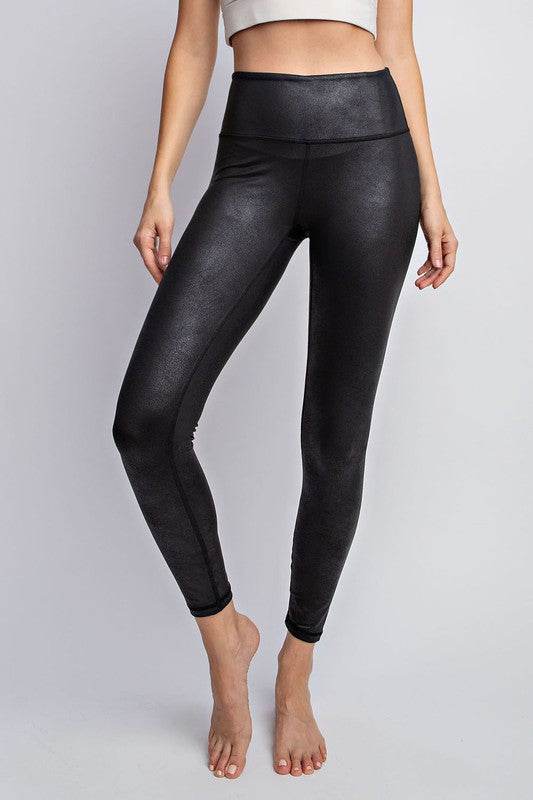 PU Chintz Full-Length Leggings - Shop Style & More | Fresh Looks, Everyday Deals & Free Shipping