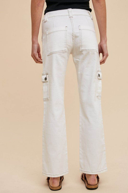 Annie Wear Straight Leg Jeans with Cargo Pockets - Shop Style & More | Fresh Looks, Everyday Deals & Free Shipping