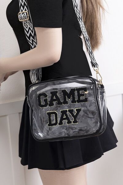 Zenana GAME DAY Stadium Approved Transparent Crossbody Bag Bags